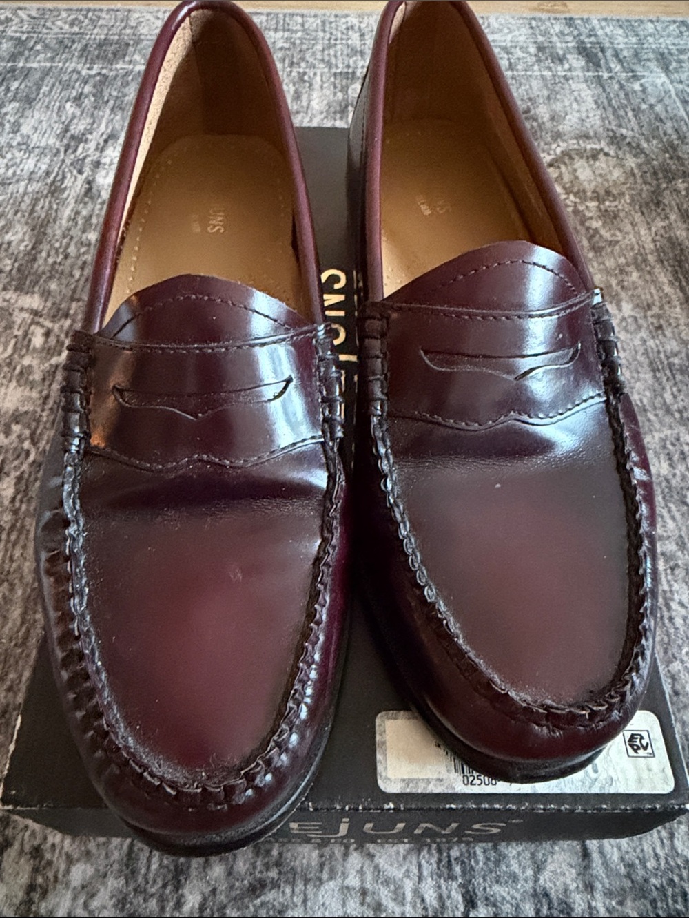 Women’s G.H. Bass & Co. WeeJuns Whitney Cordovan loafers - wine color